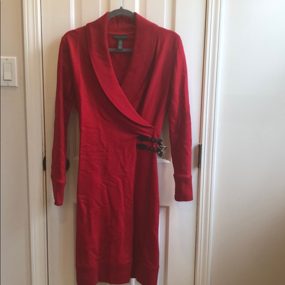 Ralph Lauren cotton dress, two leather buckles